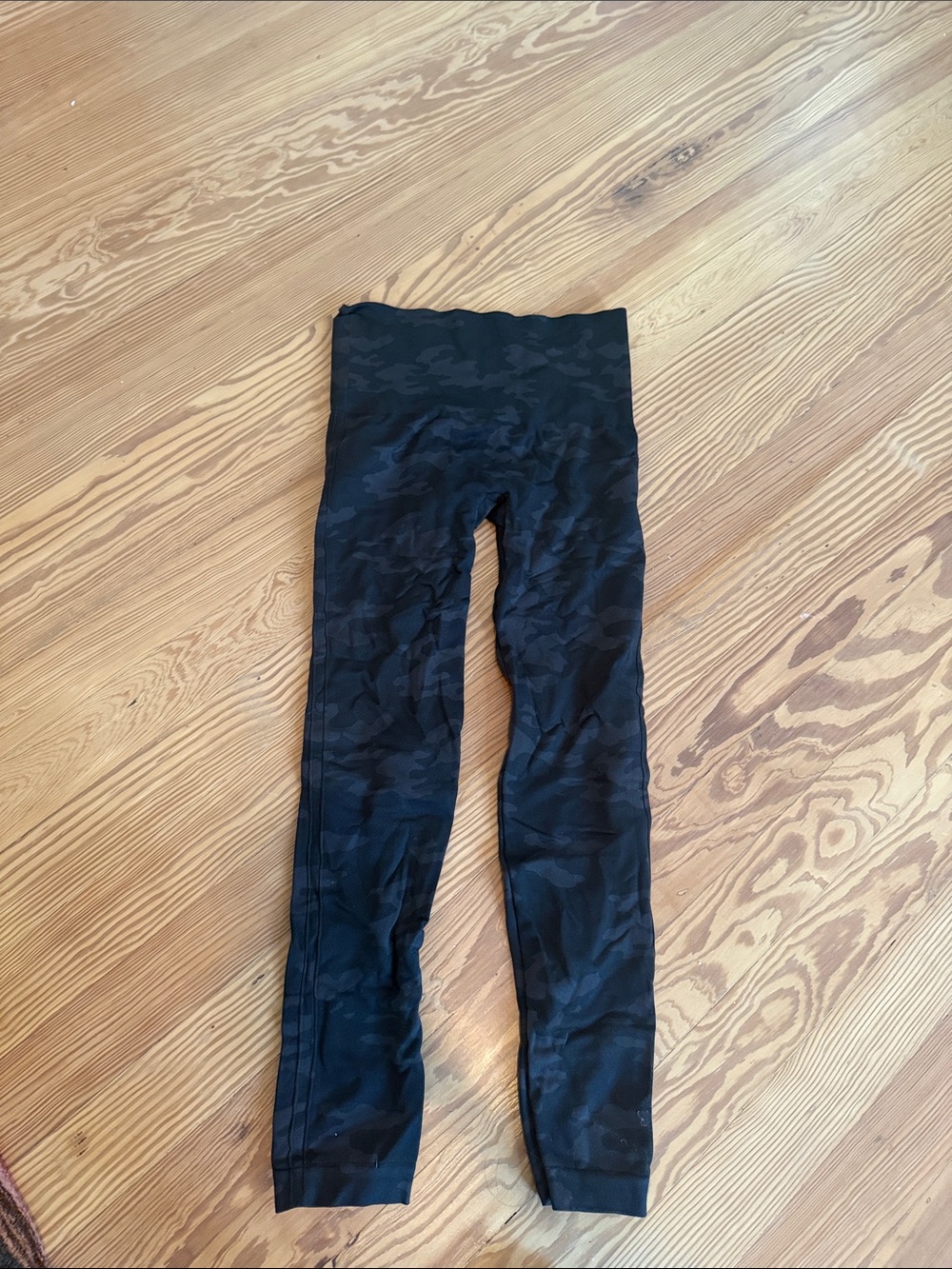 SPANX women’s Black Camo Leggings